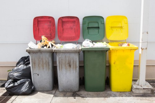 Recycling center in Whitechapel