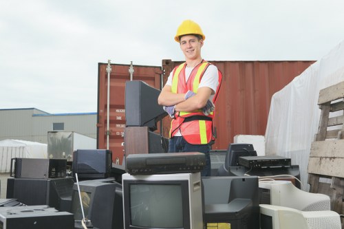 Professional house clearance service in action